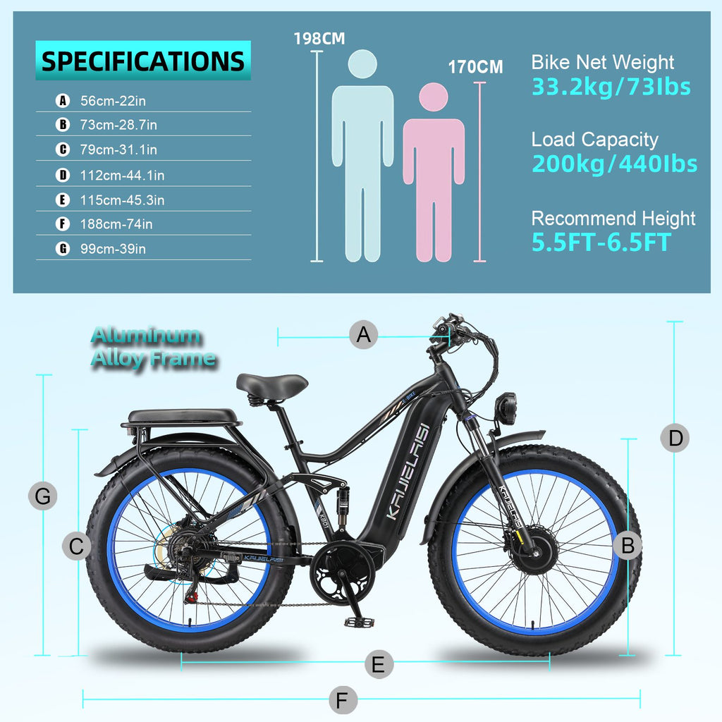 KAIJIELAISI K801 6000W Peak Electric Bike