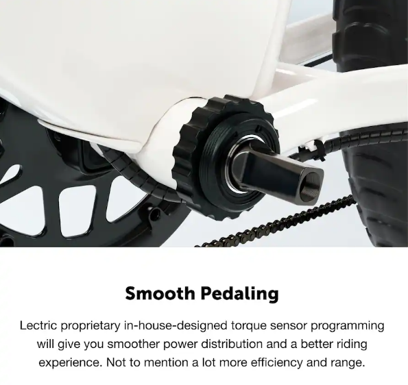 Lectric eBikes - XPeak2 Step-Thru eBike (Max 60mi/28mph) + Rear Rack/Fenders/Elite Headlight/Suspension Seat Post - 70 - Stratus White