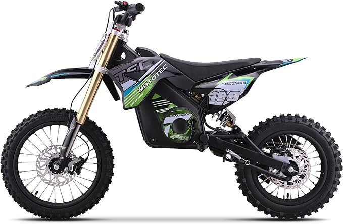 48V Pro Dirt Electric Bike 1800W – Green