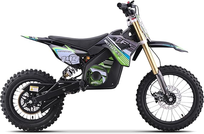 48V Pro Dirt Electric Bike 1800W – Green