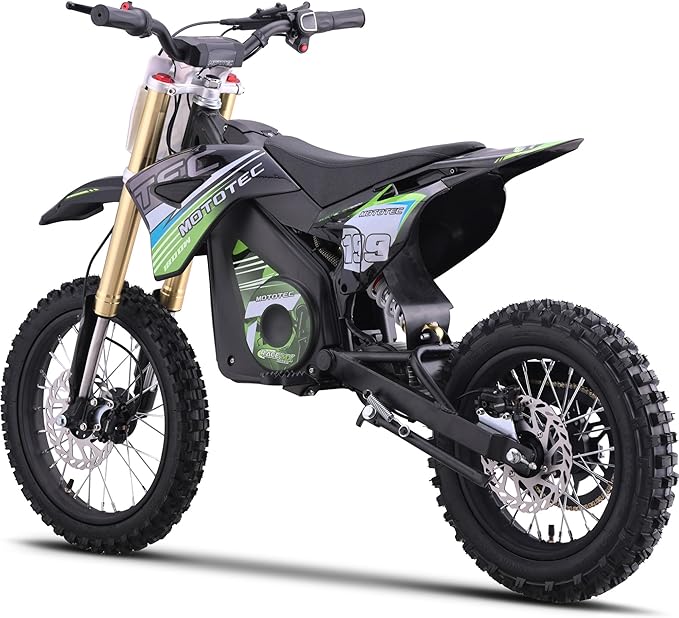 48V Pro Dirt Electric Bike 1800W – Green