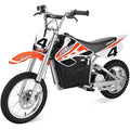 Razor MX650 Dirt Rocket Bike Electric Ride-On for Ages 16+, 220 lb Max Weight, Orange – 36V Battery, Up to 17 Mph, 40-Min Run Time, Twist-Grip Throttle, 16” Front and 14” Rear Pneumatic Tires