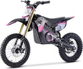 MotoTec 48v Pro Electric Dirt Bike 1800w Lithium Pink