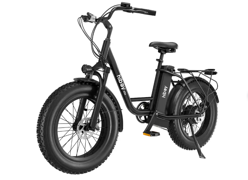 HiBoy - EX6 Electric Bike w/ 75 mi Max Operating Range & 25 mph Max Speed - Black