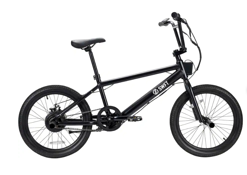 SWFT - BMX eBike w/ 35mi Max Operating Range & 20 mph Max Speed - Black