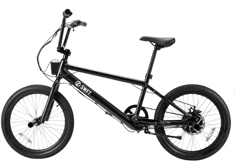 SWFT - BMX eBike w/ 35mi Max Operating Range & 20 mph Max Speed - Black