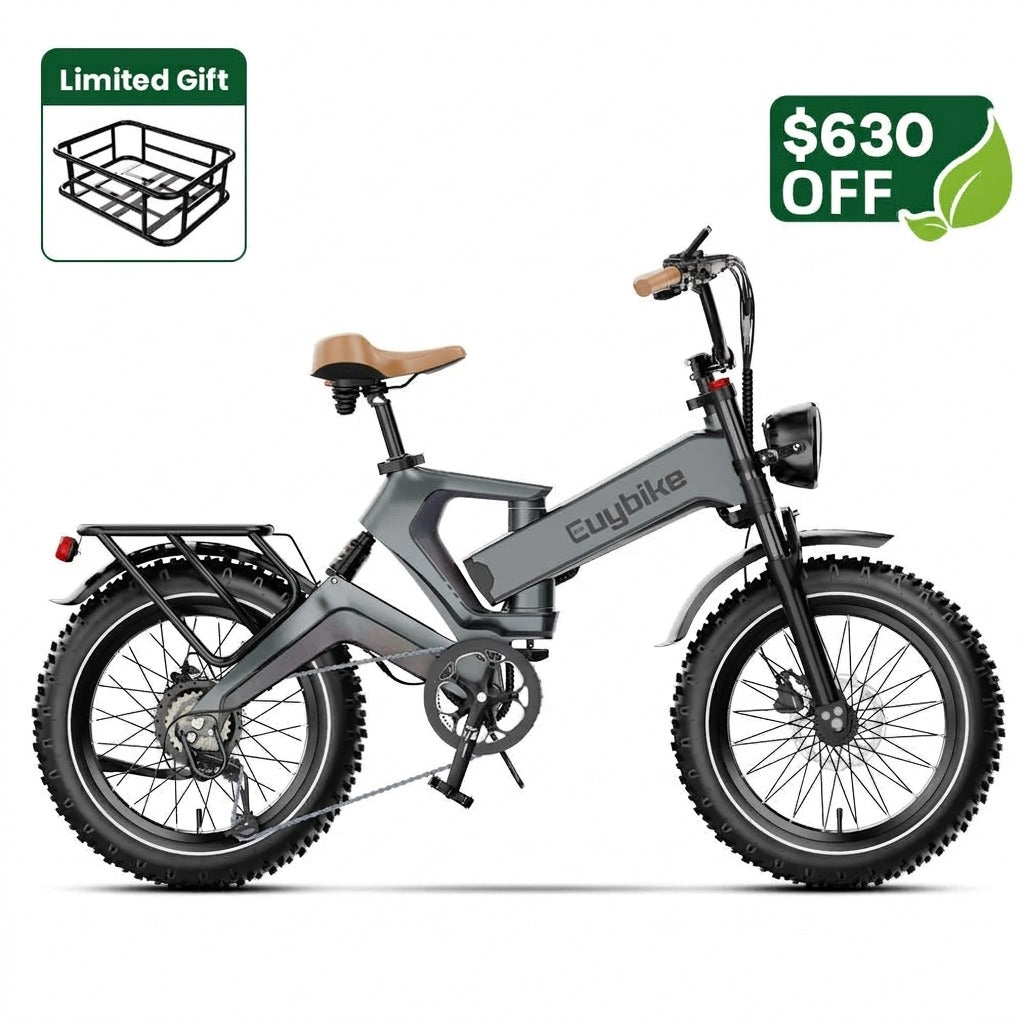 K6 Pro (K6F) Long Range Fat Tire Electric Bike