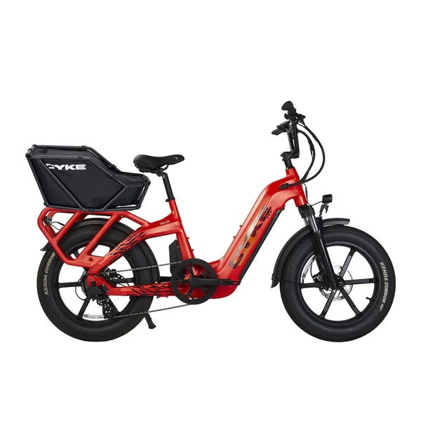 CYKE Collie Cargo Electric Cargo eBike-48v 750 w Mini Fat Tire Electric Cargo eBike