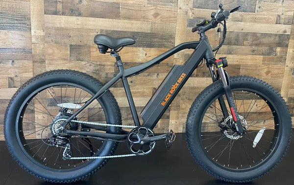 BlackRock Island Warrior Electric Bike 750W – Fat Tire Mountain Ebike
