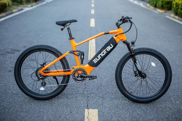 EUNORAU Defender 500w Step Over eBike 27.5x3 Mountain Electric Mountain eBike