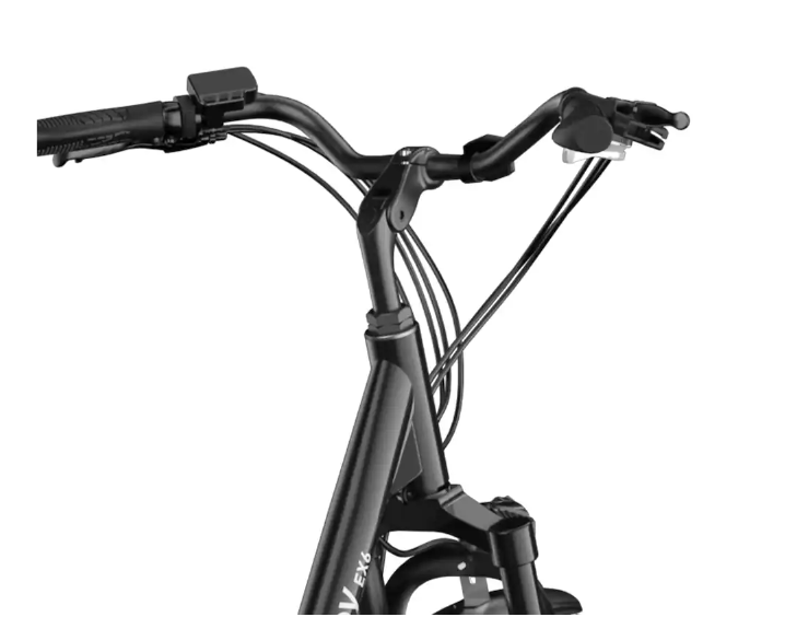 HiBoy - EX6 Electric Bike w/ 75 mi Max Operating Range & 25 mph Max Speed - Black