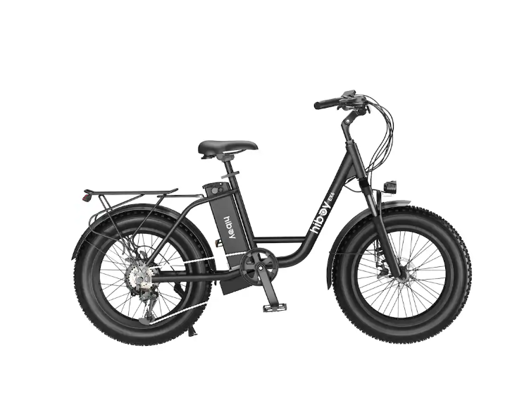 HiBoy - EX6 Electric Bike w/ 75 mi Max Operating Range & 25 mph Max Speed - Black