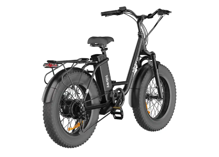 HiBoy - EX6 Electric Bike w/ 75 mi Max Operating Range & 25 mph Max Speed - Black