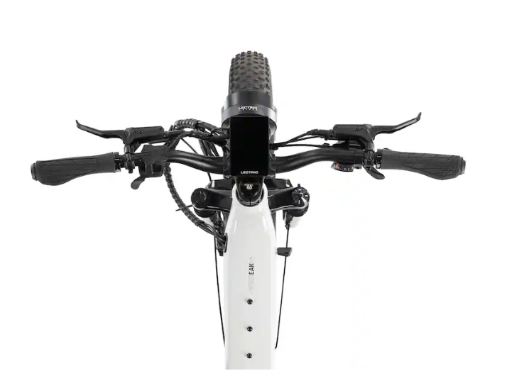 Lectric eBikes - XPeak2 Step-Thru eBike (Max 60mi/28mph) + Rear Rack/Fenders/Elite Headlight/Suspension Seat Post - 70 - Stratus White