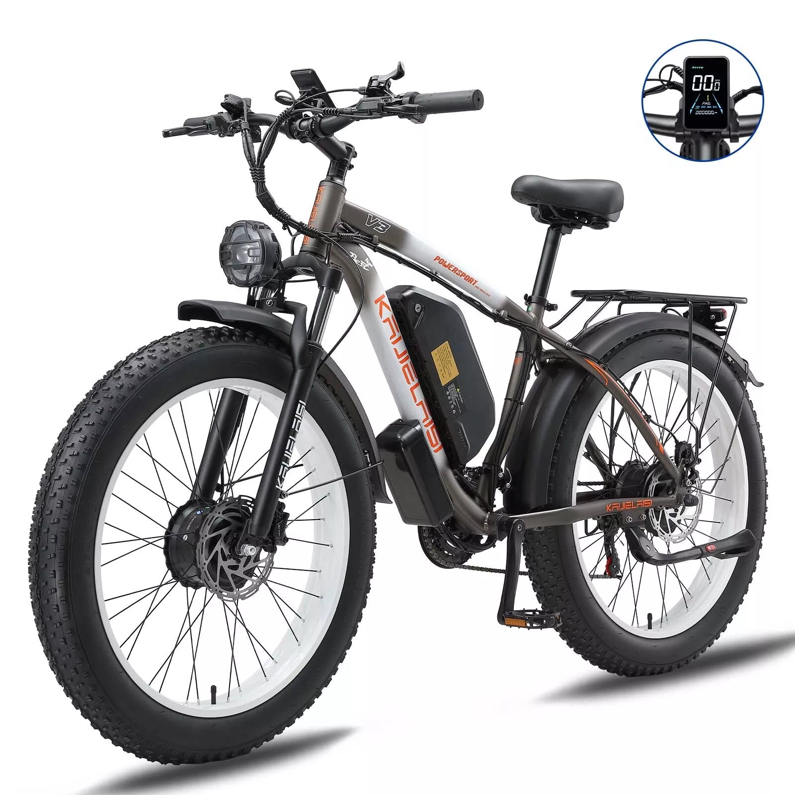 KAIJIELAISI V3 Peak 4000W Dual Motor Electric Bike